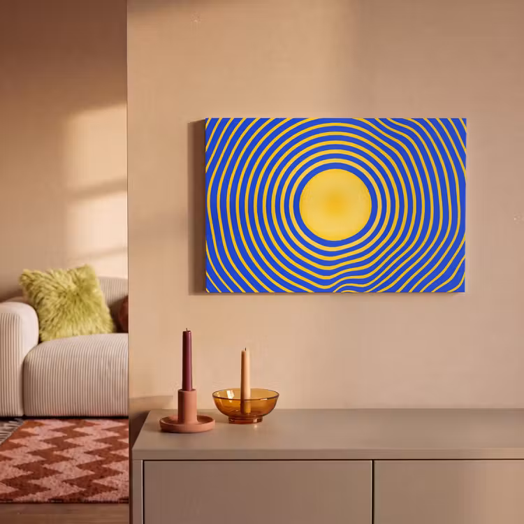 Canvas Print - Abstract Pattern - Blue — 1