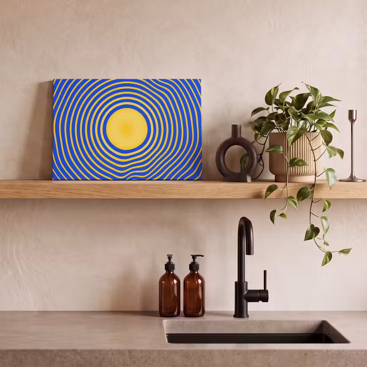 Canvas Print - Abstract Pattern - Blue — 2