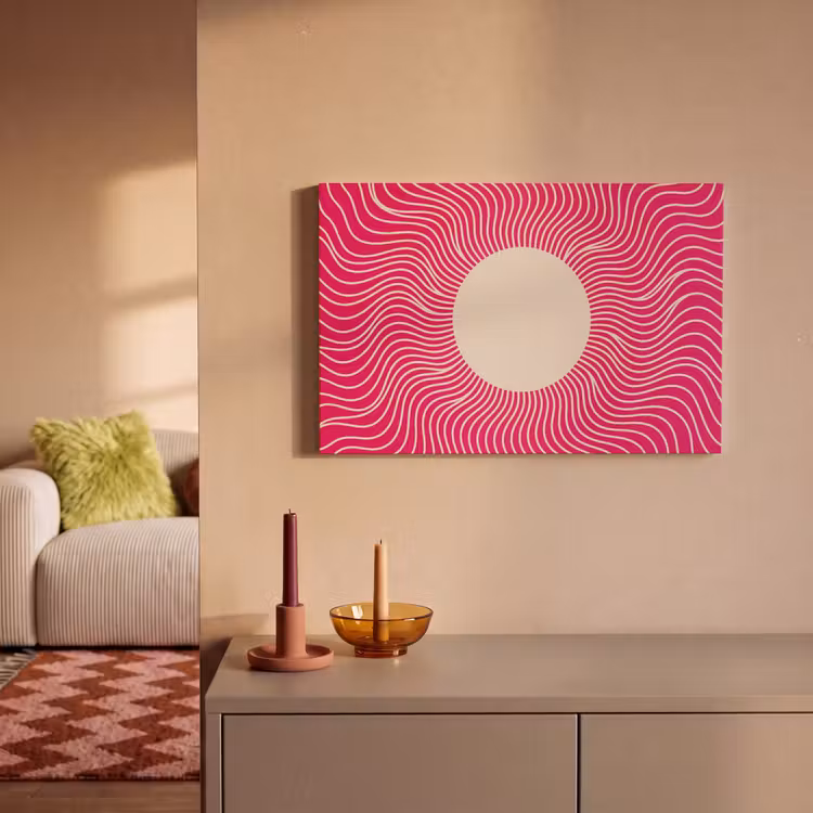 Canvas Print - Abstract - Pattern - Pink — 1