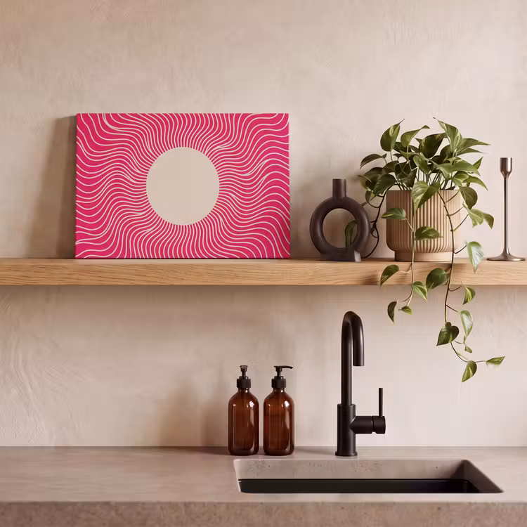 Canvas Print - Abstract - Pattern - Pink — 2