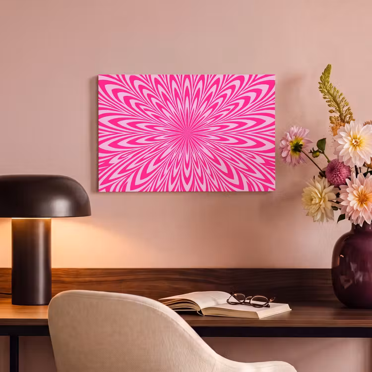 Canvas Print - Pattern - Optical - Pink — 3