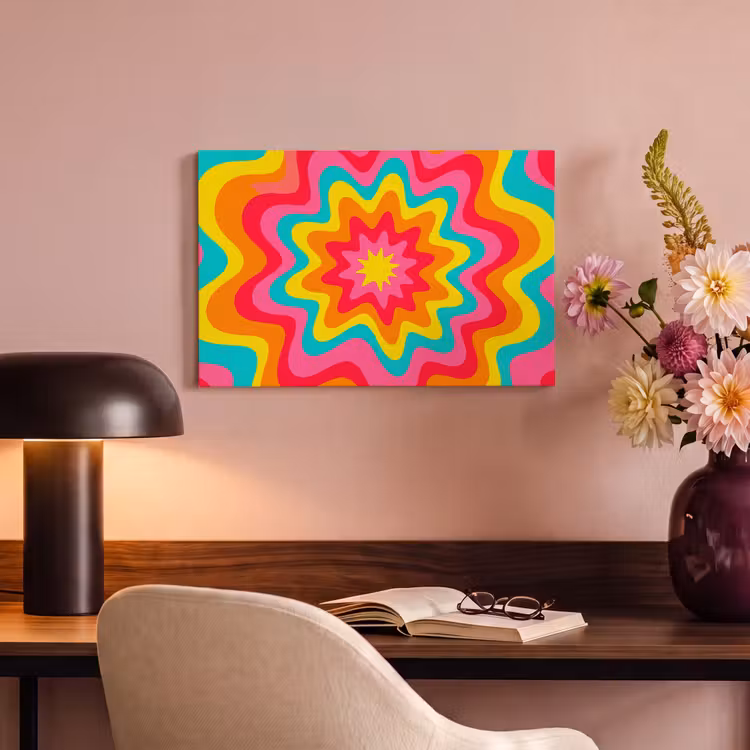 Canvas Print - Pattern - Wavy - Colorful — 3