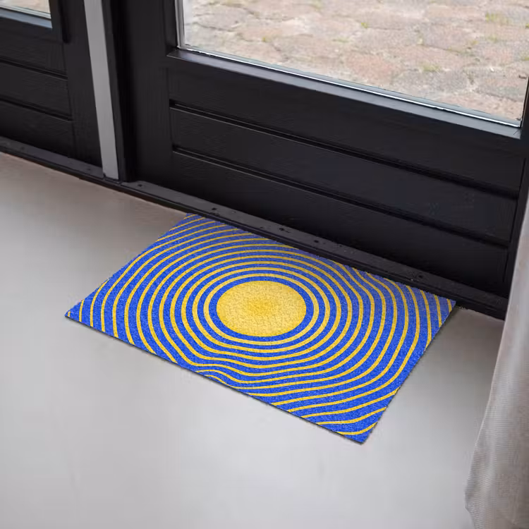 Doormat - Abstract Pattern - Blue — 2