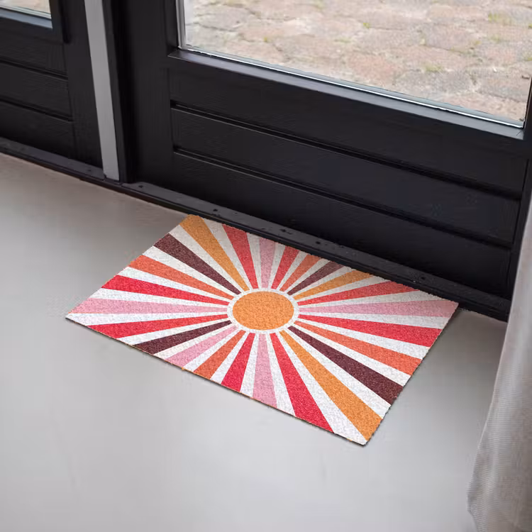 Doormat - Sun - Rays - Abstract - Colorful — 2