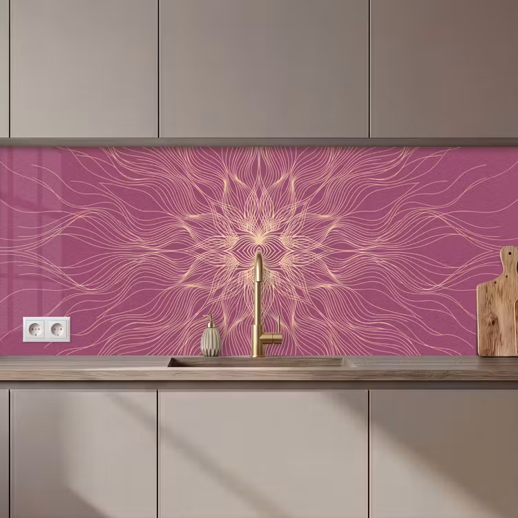 Kitchen Wall Splashback - Lines - Pattern - Abstract — 1