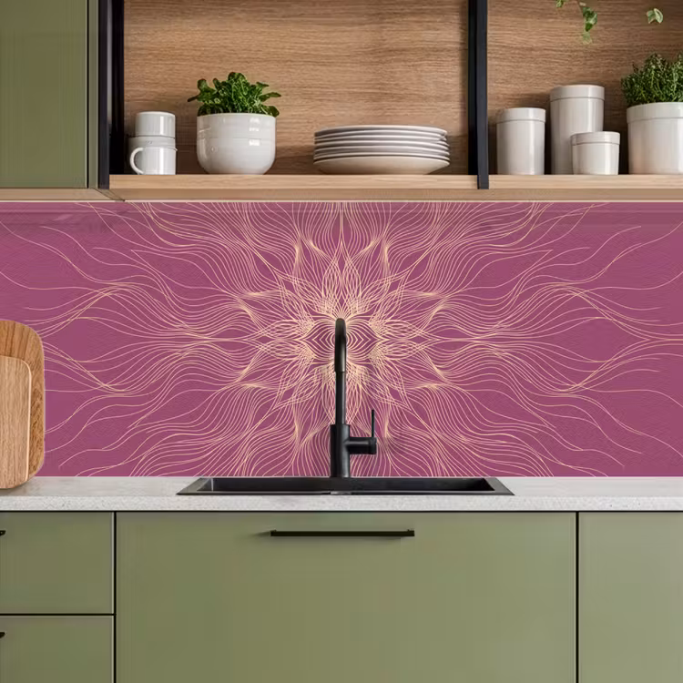 Kitchen Wall Splashback - Lines - Pattern - Abstract — 2