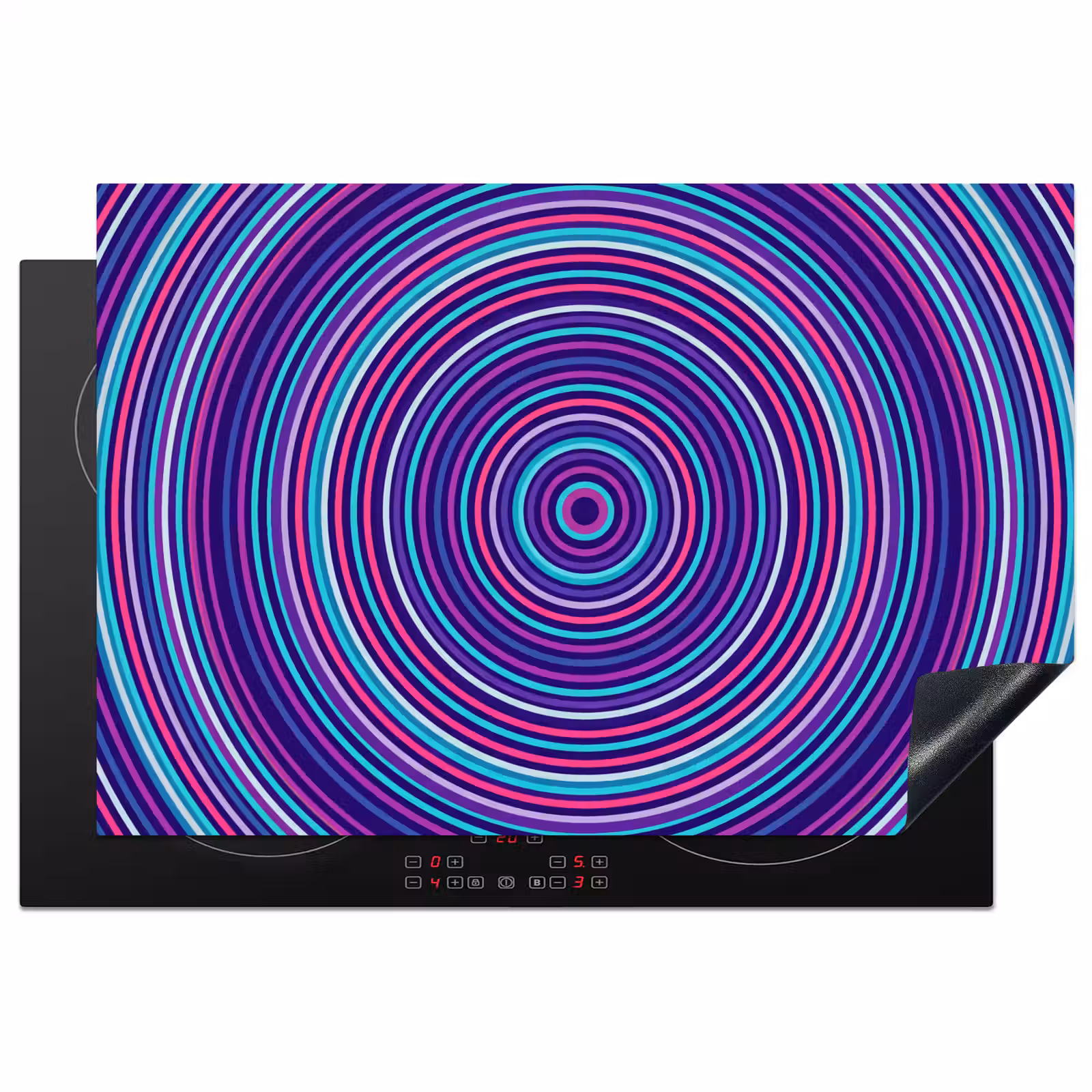 Induction Hob Cover - Abstract - Circles - Colorful — 1