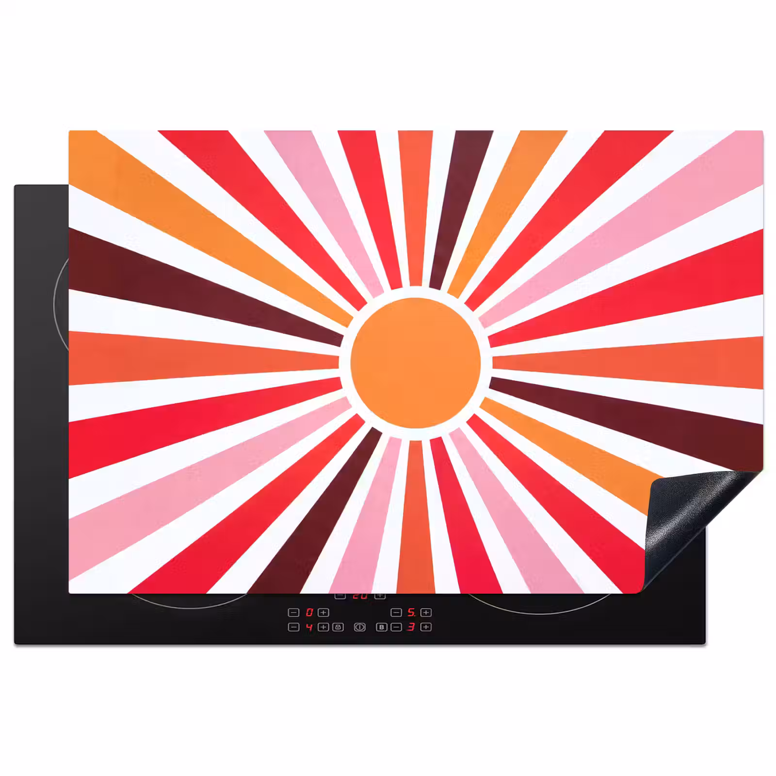 Induction Hob Cover - Sun - Rays - Abstract - Colorful — 1