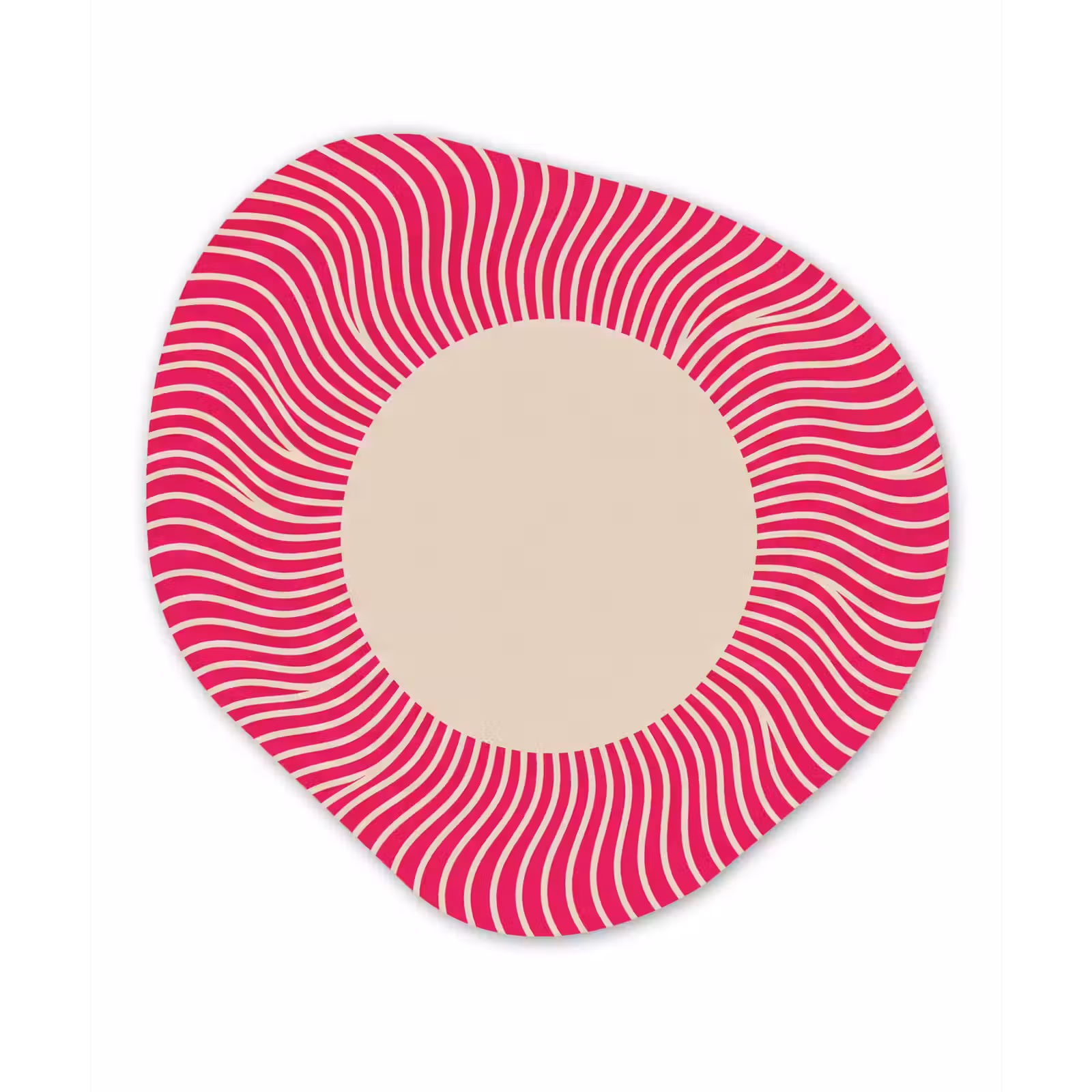 Organic - Glass - Abstract - Pattern - Pink — 1