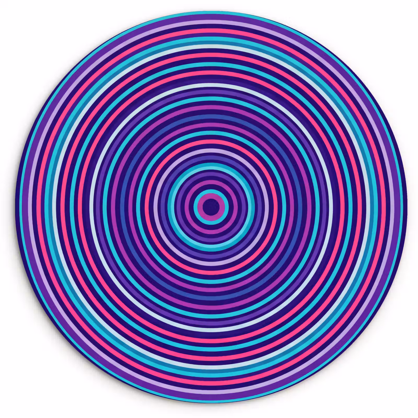 round wall art - Abstract - Circles - Colorful — 1