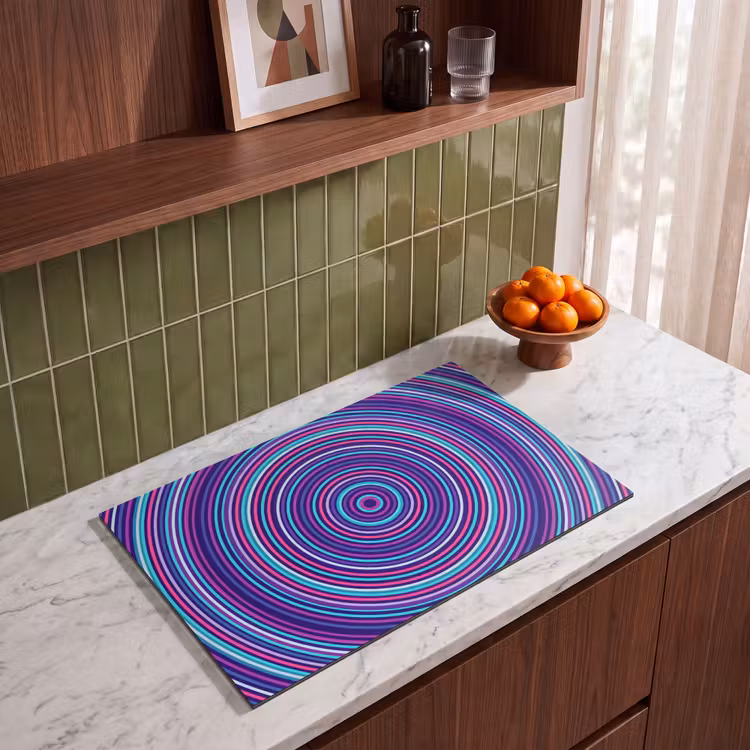 Induction Hob Cover - Abstract - Circles - Colorful — 3