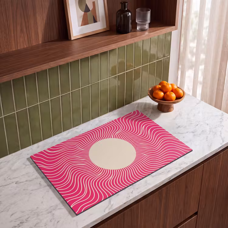 Induction Hob Cover - Abstract - Pattern - Pink — 3
