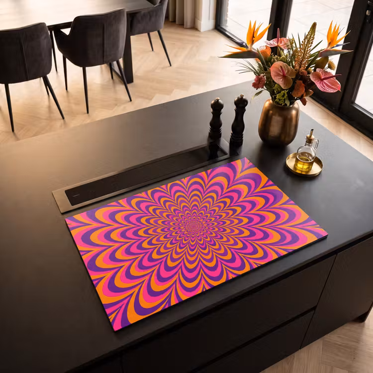 Induction Hob Cover - Pattern - Optical - Colorful — 2