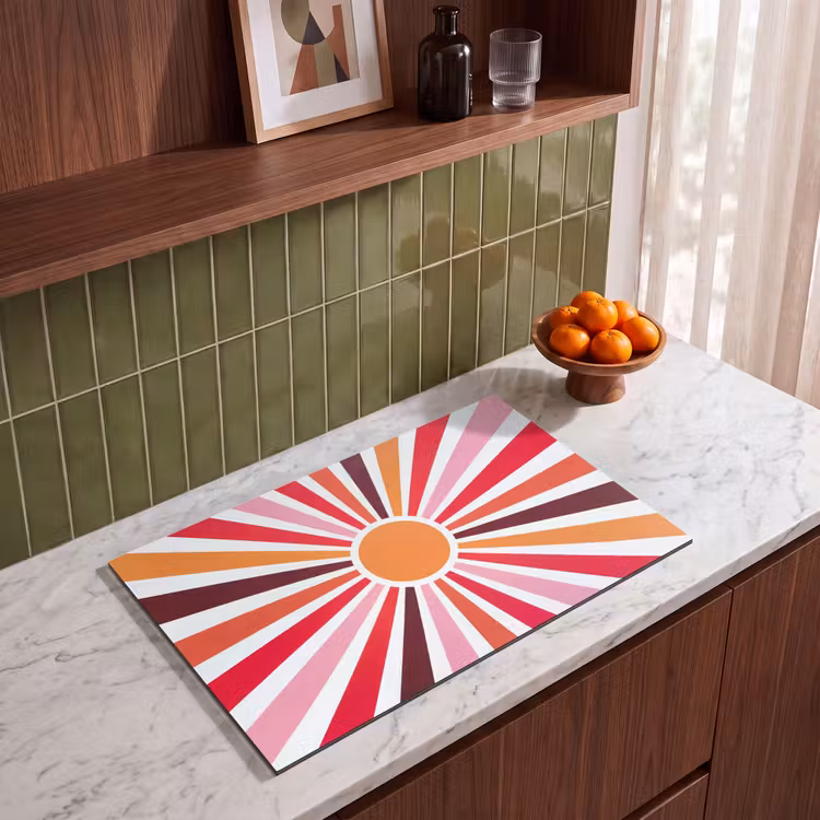 Induction Hob Cover - Sun - Rays - Abstract - Colorful — 3