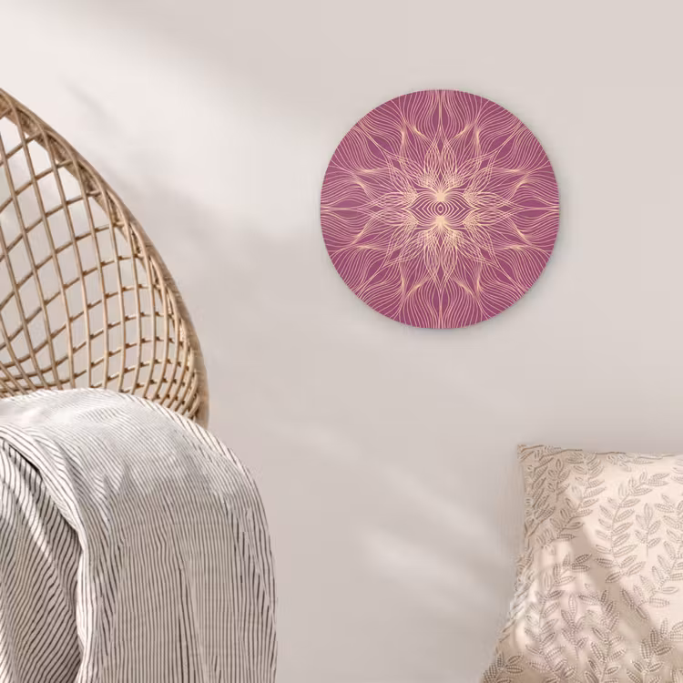 round wall art - Lines - Pattern - Abstract — 5