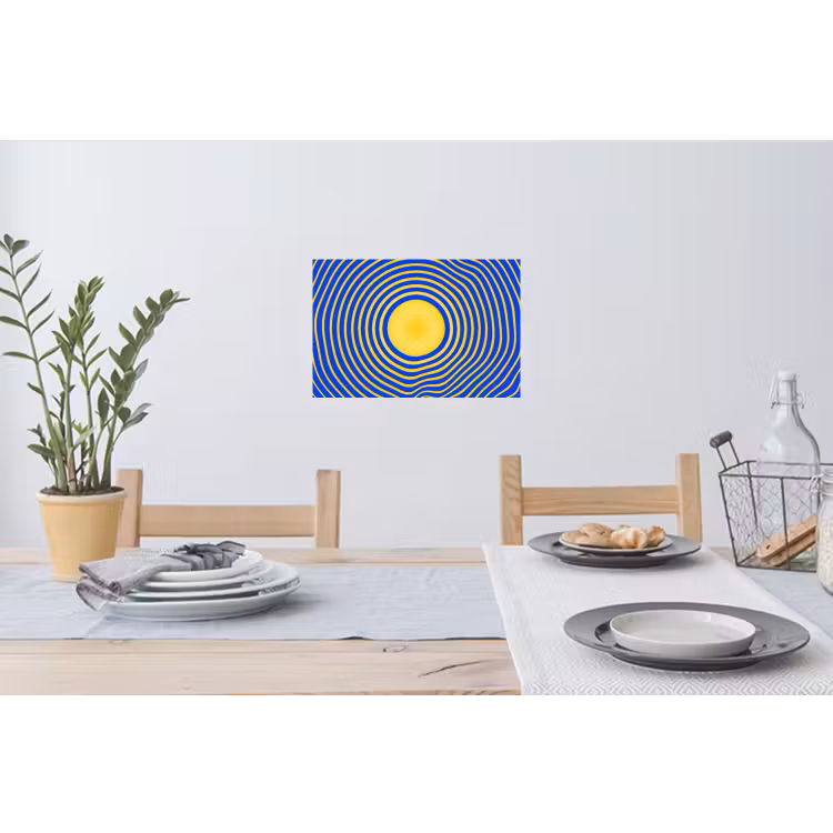 Wall Sticker - Abstract Pattern - Blue — 3