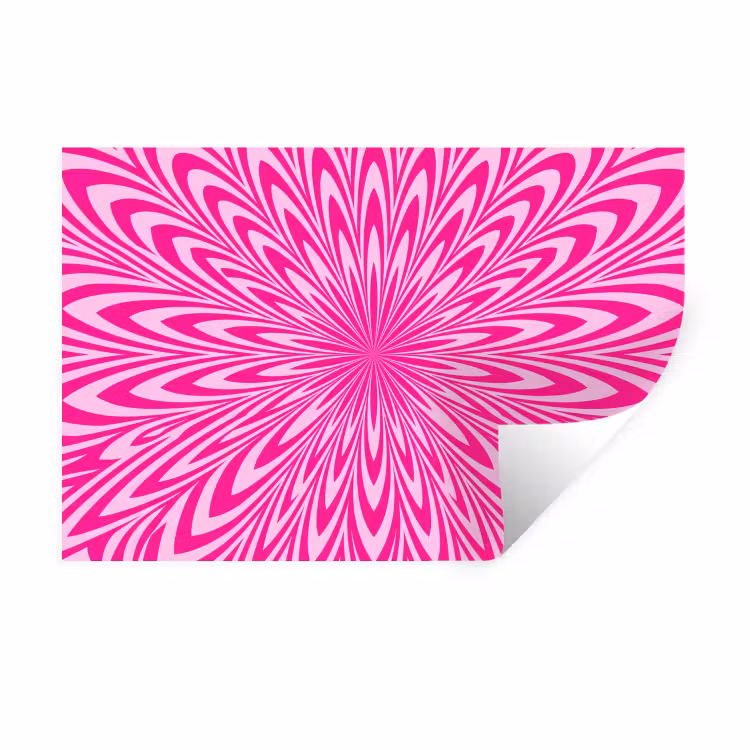 Wall Sticker - Pattern - Optical - Pink — 1