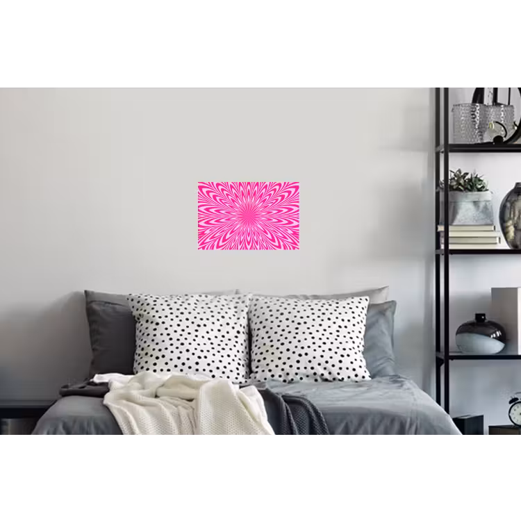 Wall Sticker - Pattern - Optical - Pink — 5