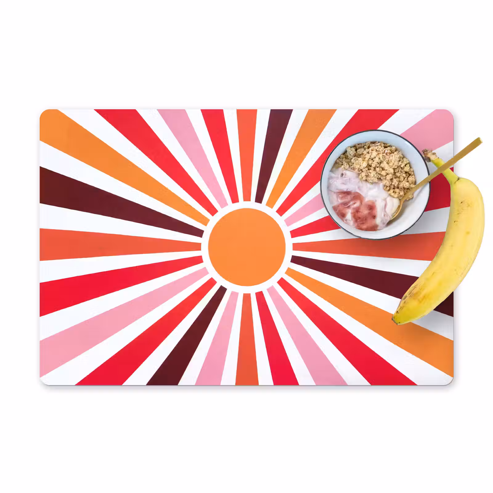 Placemat - 6 pieces - Sun - Rays - Abstract - Colorful — 1