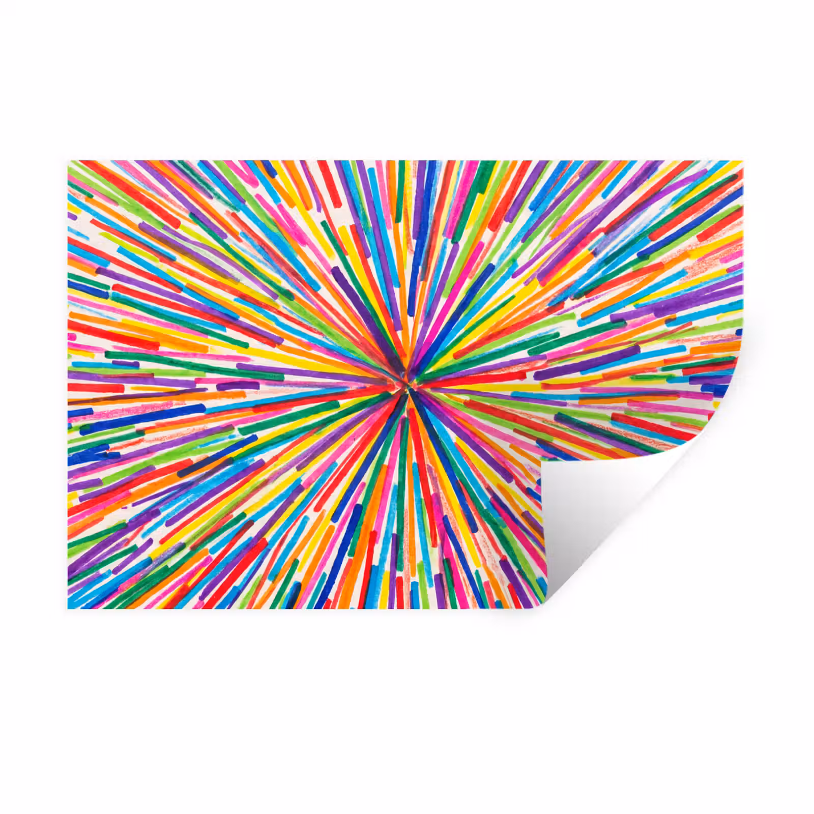 Wall Sticker - Lines - Colorful - Abstract — 1