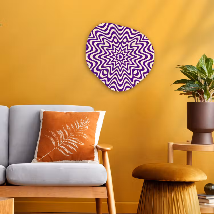 Organic - Forex - Abstract - Waves - Optical - Modern - Purple — 3