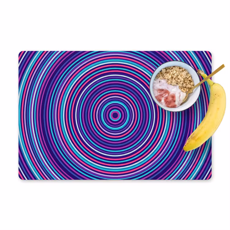 Placemat - 6 pieces - Abstract - Circles - Colorful — 1