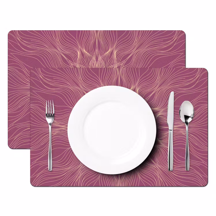 Placemat - 6 pieces - Lines - Pattern - Abstract — 2