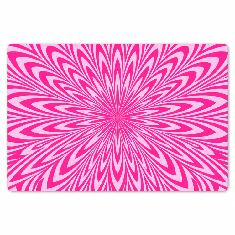 Placemat - 6 pieces - Pattern - Optical - Pink — 6