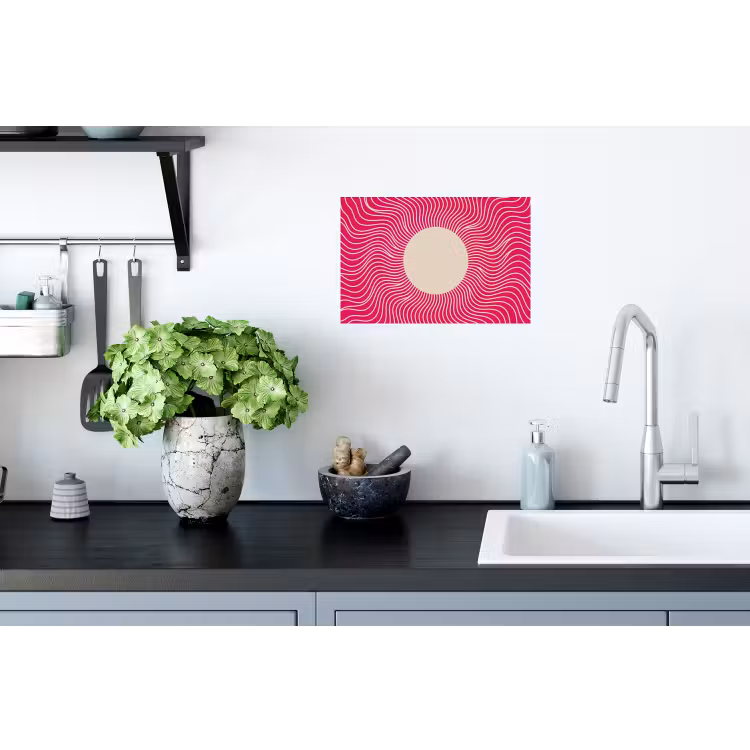 Wall Sticker - Abstract - Pattern - Pink — 2