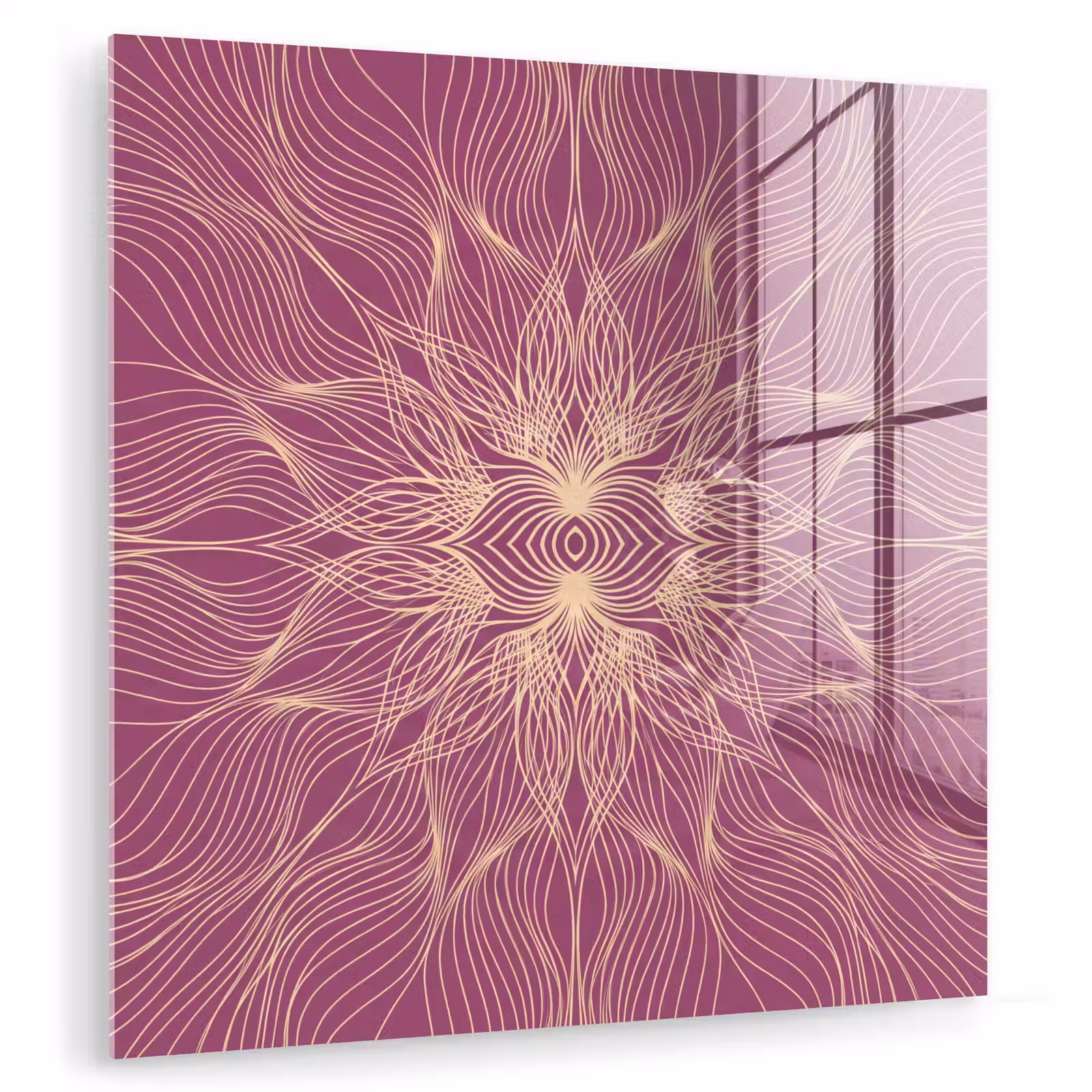 Glass Print - Lines - Pattern - Abstract — 1