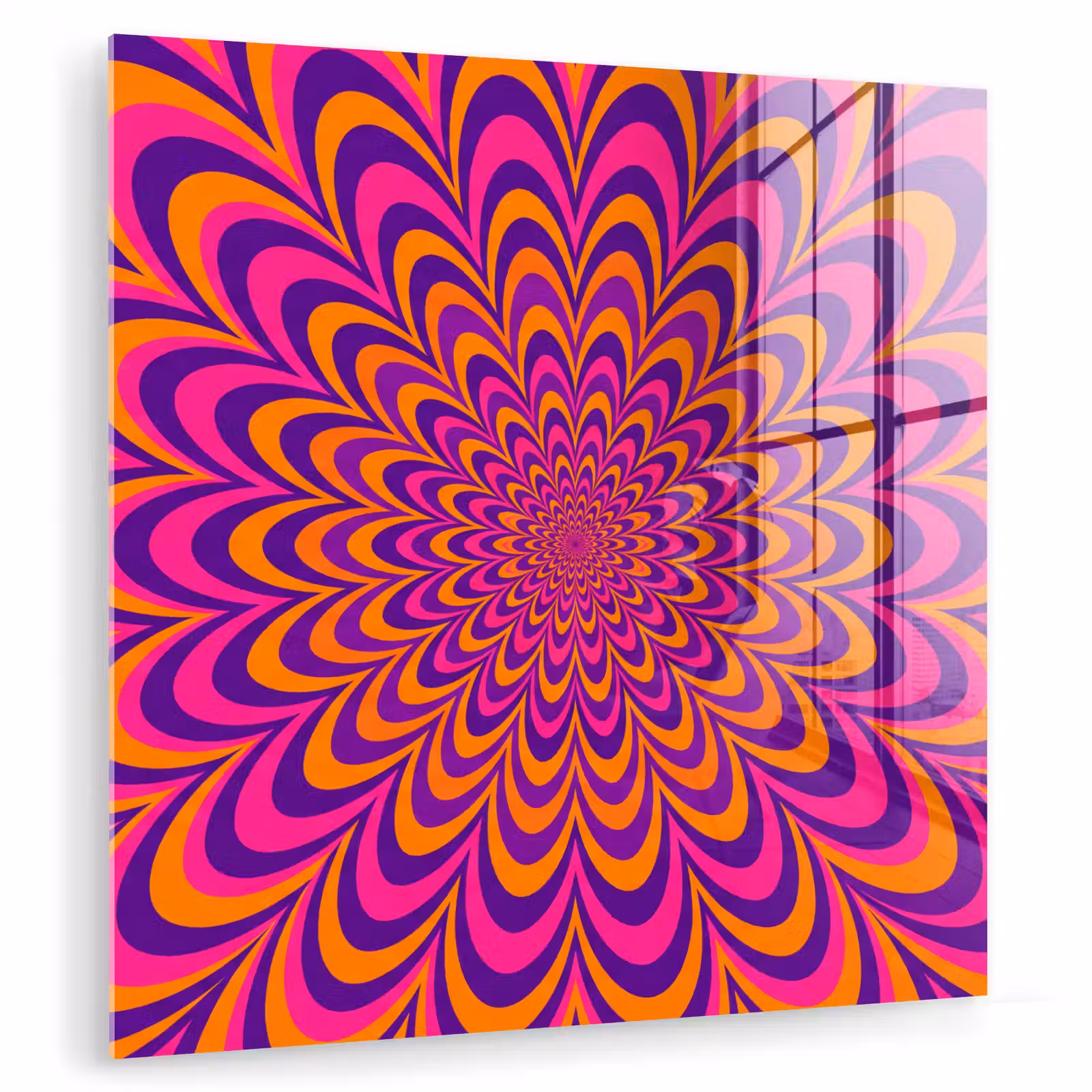 Glass Print - Pattern - Optical - Colorful — 1