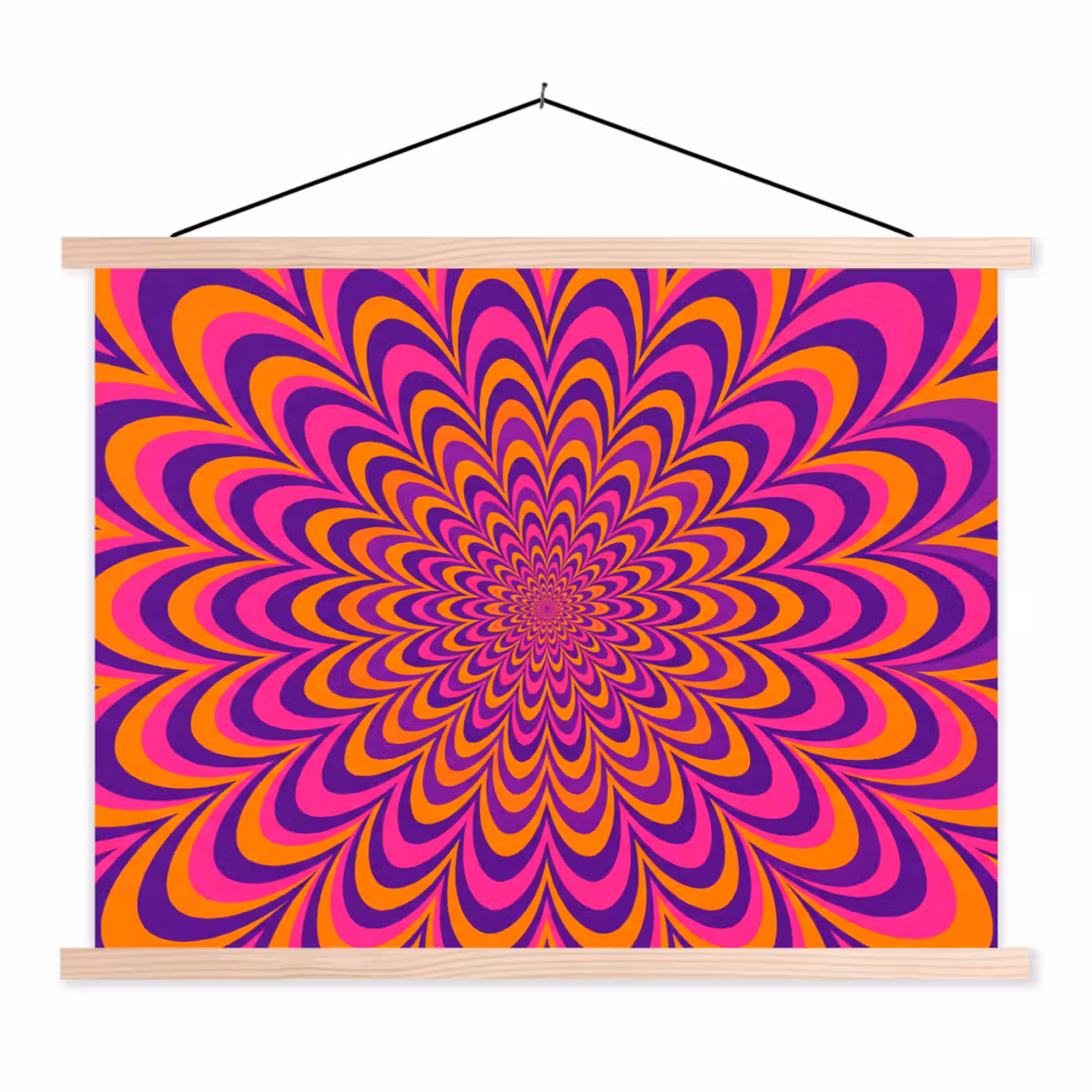 Hanging Poster - Pattern - Optical - Colorful — 1