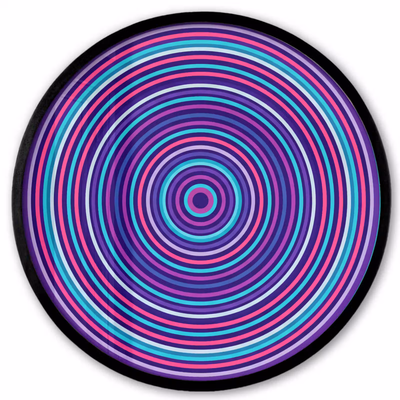 Photo Frame Round - Abstract - Circles - Colorful — 1