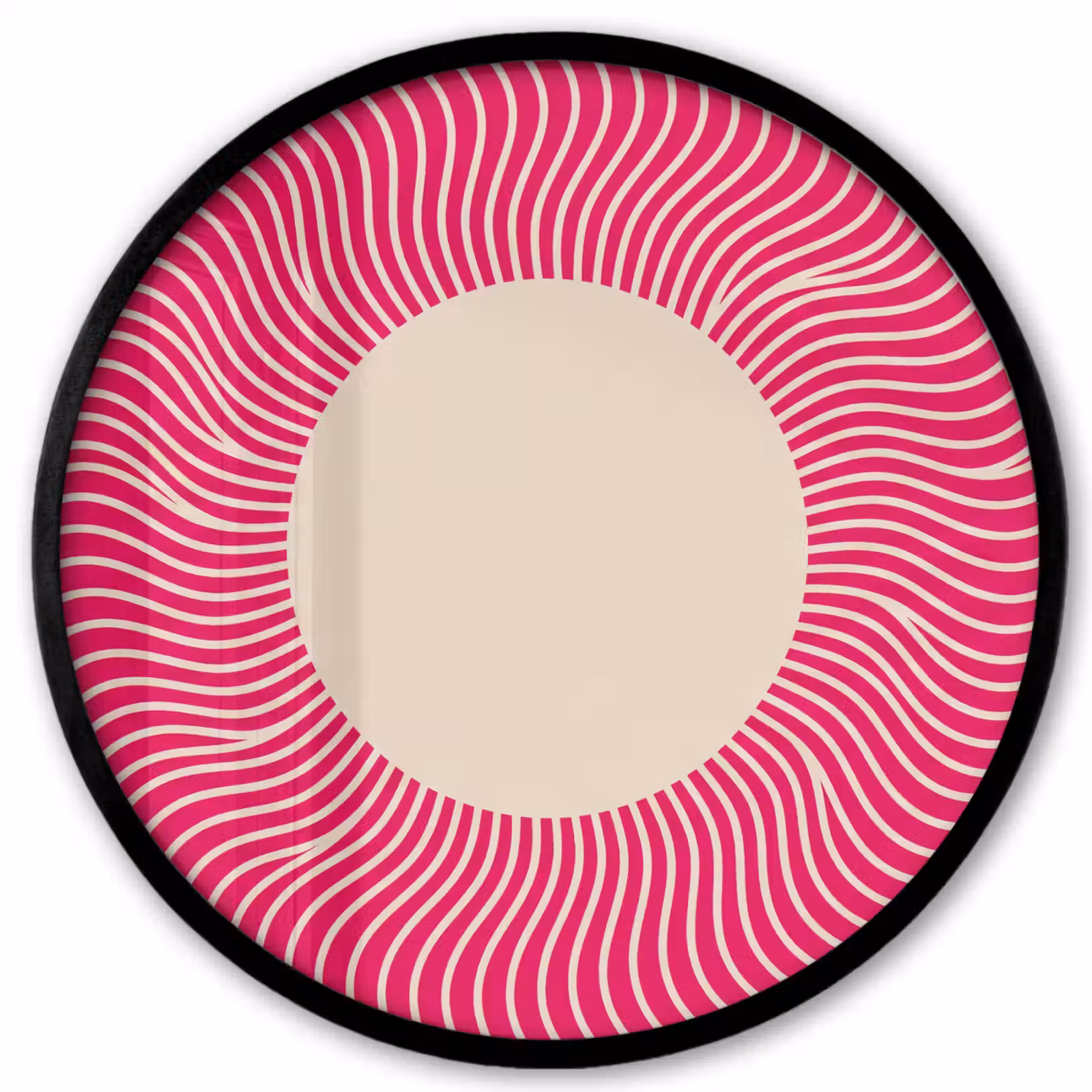 Photo Frame Round - Abstract - Pattern - Pink — 1