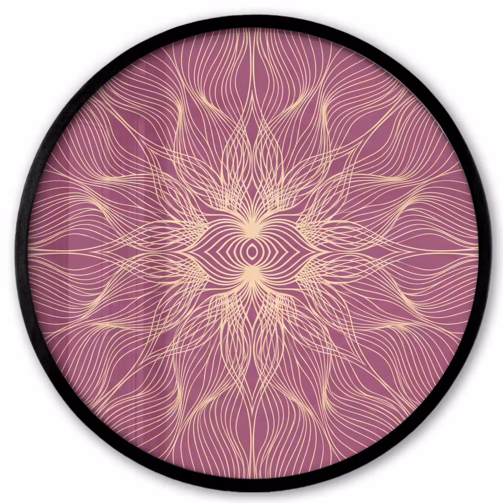 Photo Frame Round - Lines - Pattern - Abstract — 1