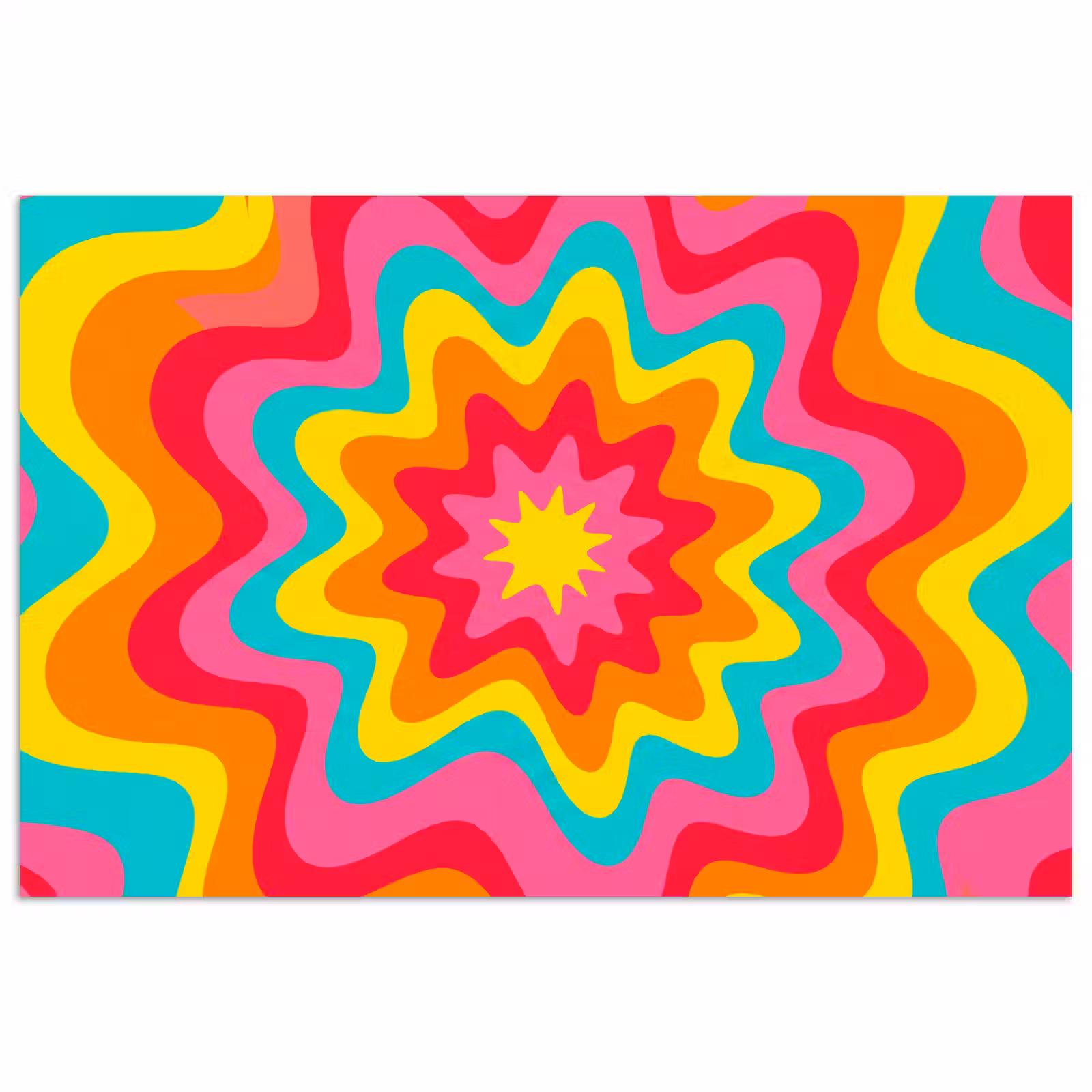 Poster - Pattern - Wavy - Colorful — 1