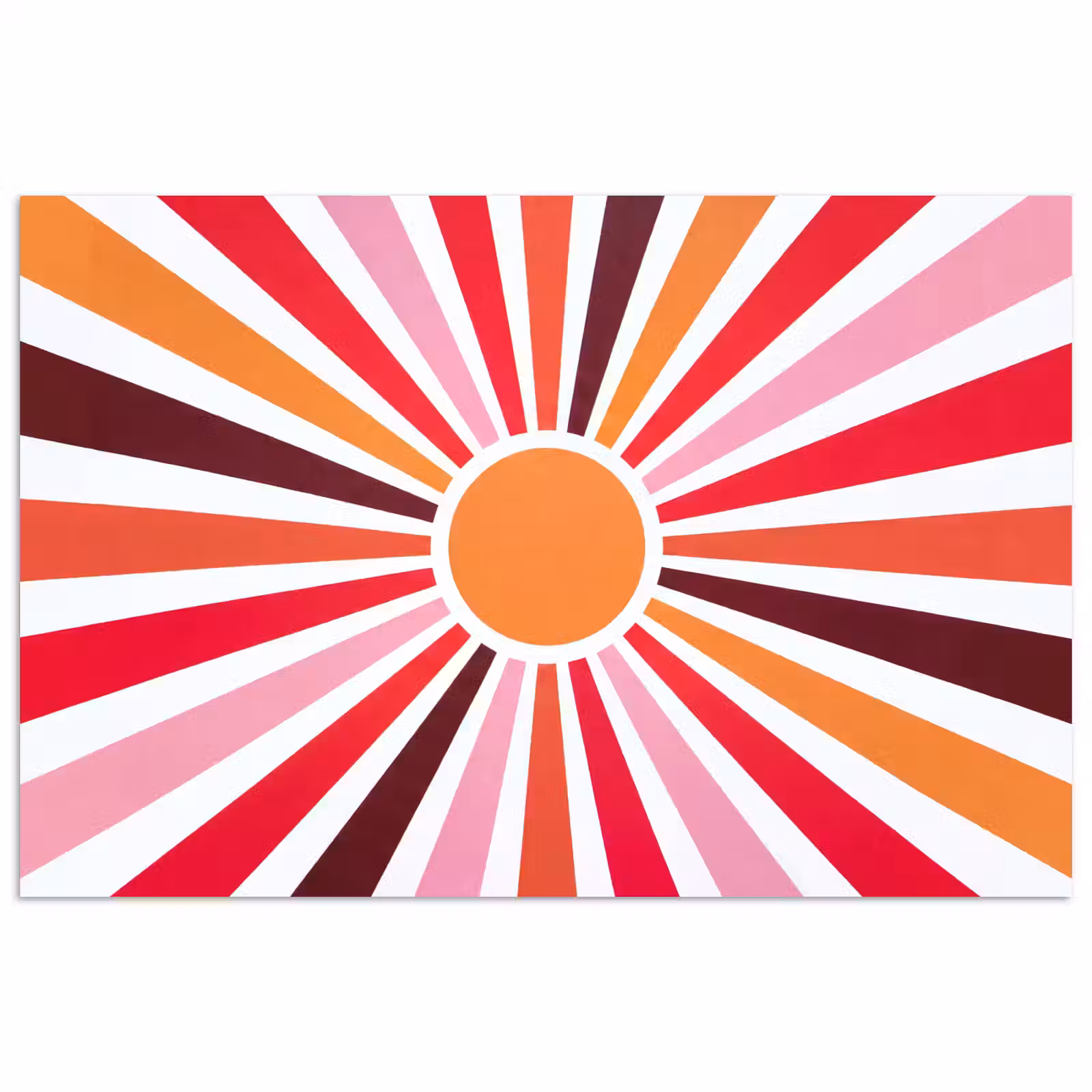Poster - Sun - Rays - Abstract - Colorful — 1