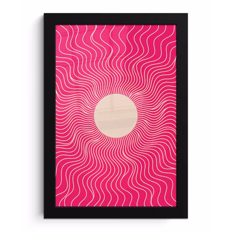 Framed Prints - Abstract - Pattern - Pink — 1