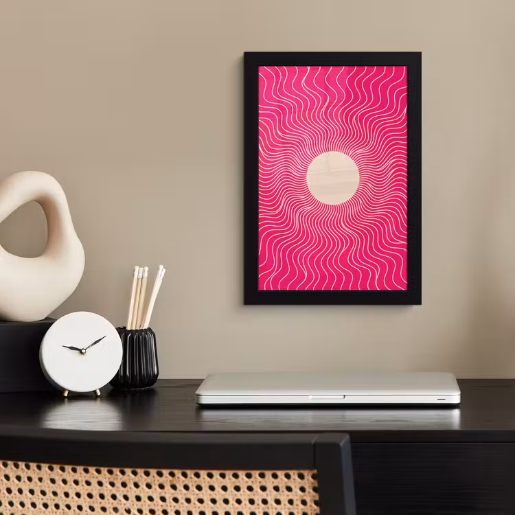 Framed Prints - Abstract - Pattern - Pink — 2