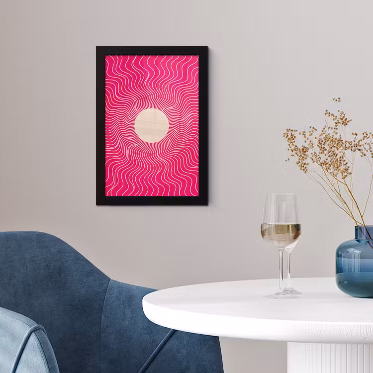 Framed Prints - Abstract - Pattern - Pink — 4