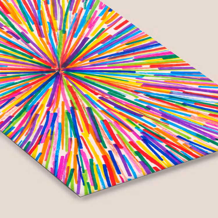 Framed Prints - Lines - Colorful - Abstract — 6