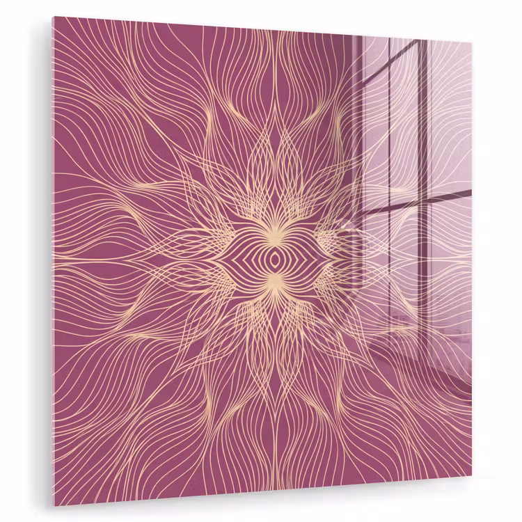 Glass Print - Lines - Pattern - Abstract — 1