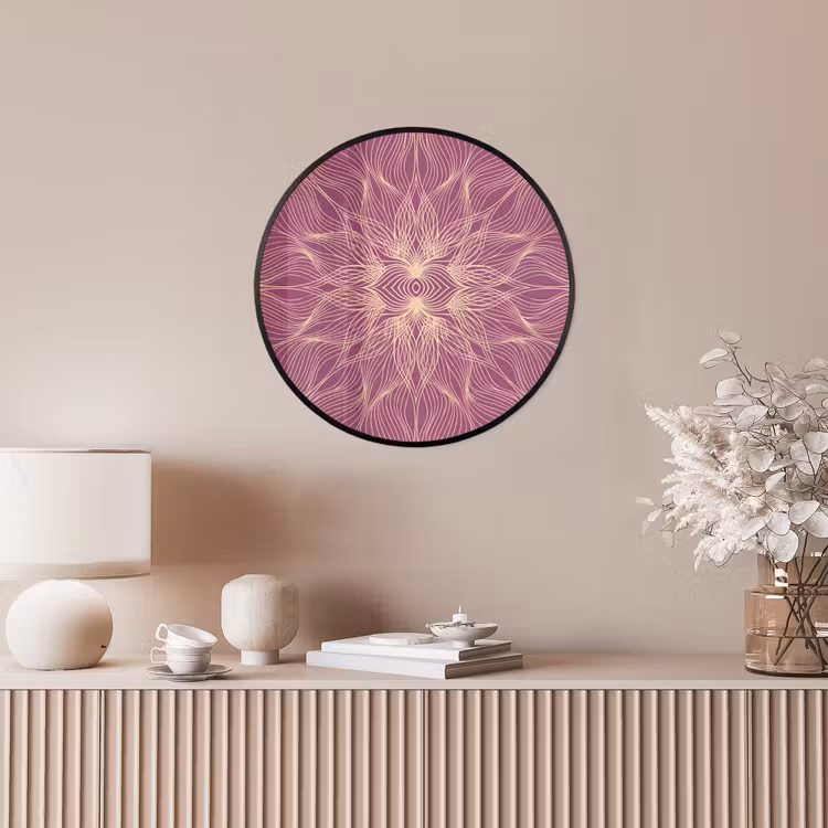 Photo Frame Round - Lines - Pattern - Abstract — 4