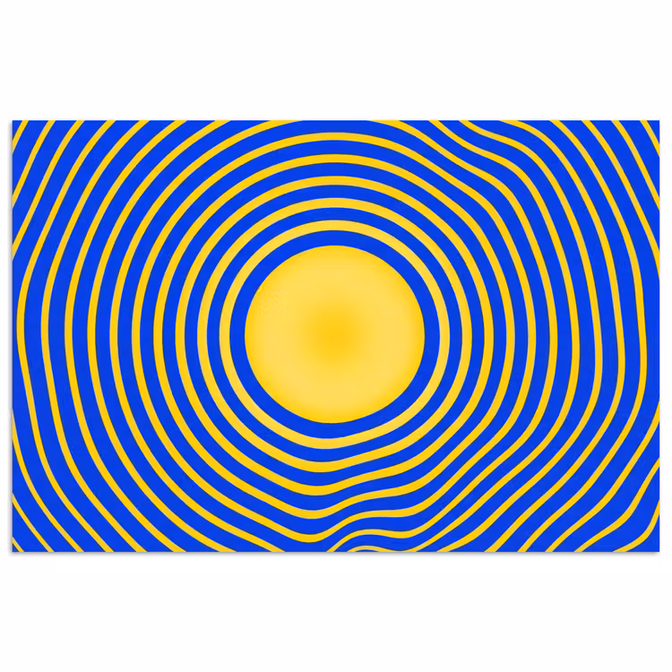 Poster - Abstract Pattern - Blue — 1