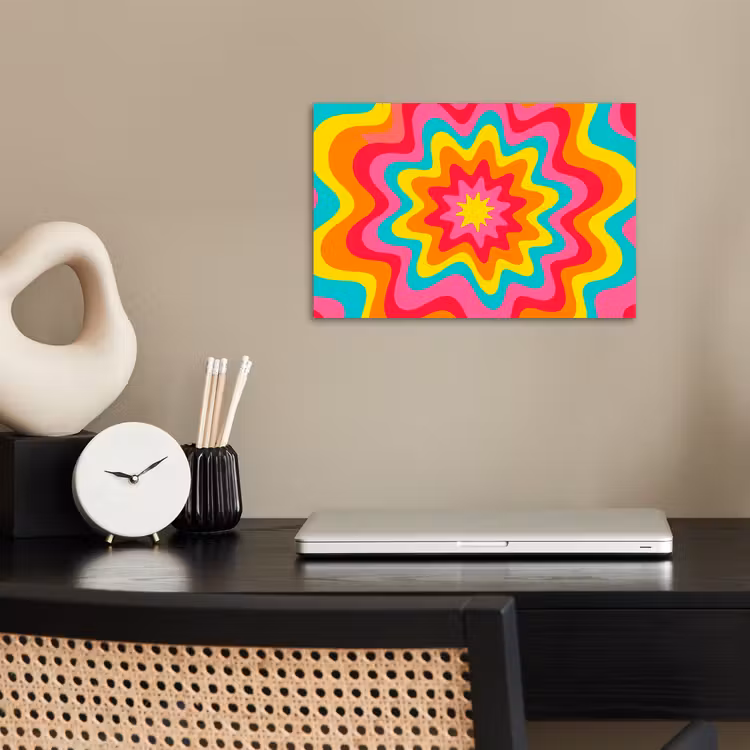 Poster - Pattern - Wavy - Colorful — 2