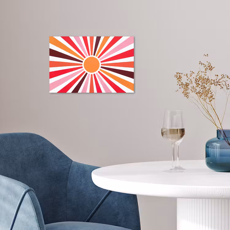 Poster - Sun - Rays - Abstract - Colorful — 4