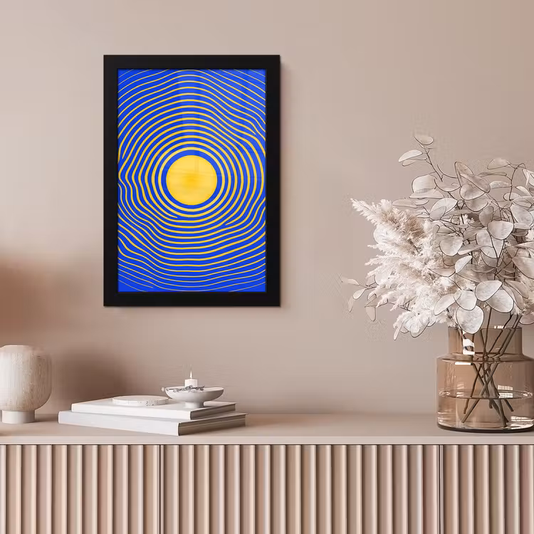Framed Prints - Abstract Pattern - Blue — 5