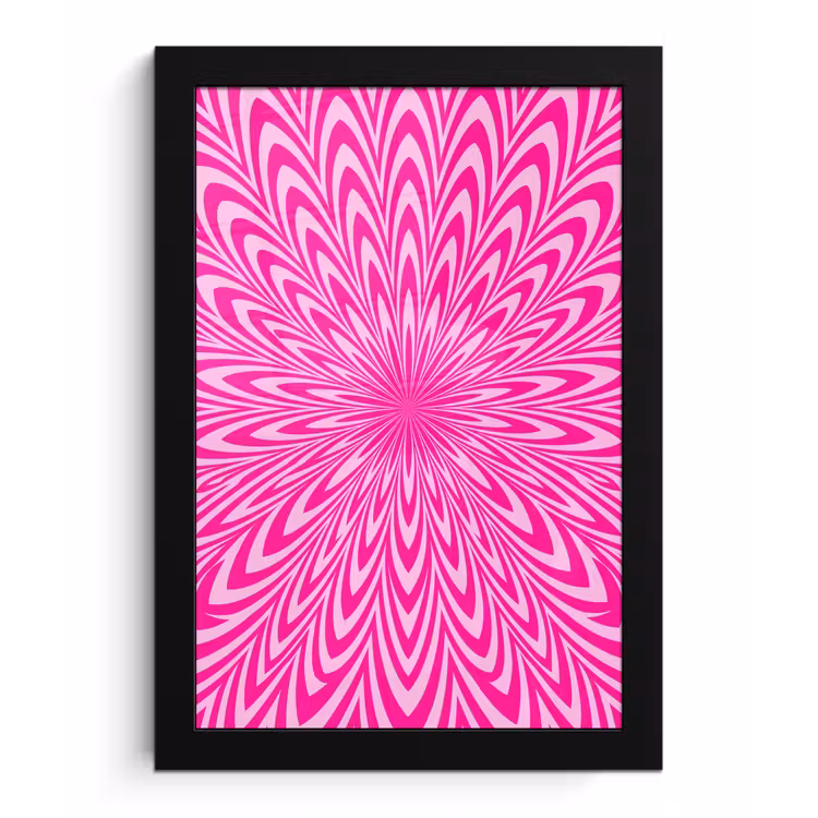 Framed Prints - Pattern - Optical - Pink — 1