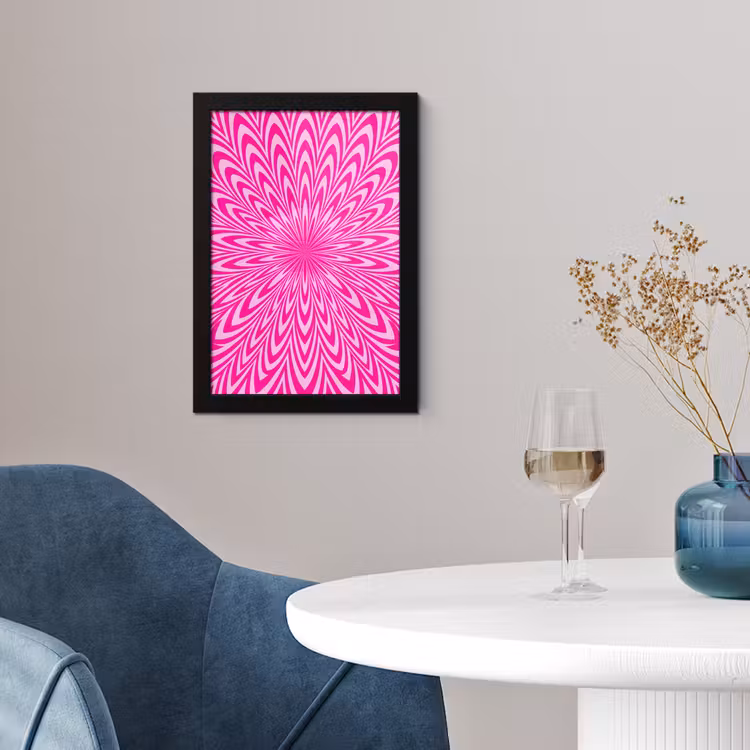 Framed Prints - Pattern - Optical - Pink — 4
