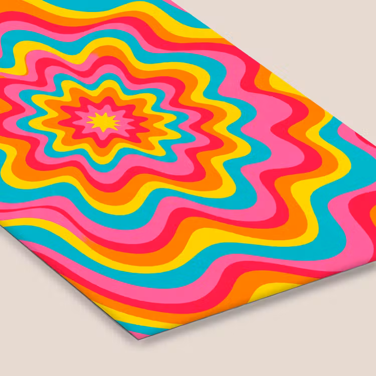 Framed Prints - Pattern - Wavy - Colorful — 6